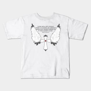 Stoic quote from Marcus Aurelius Kids T-Shirt